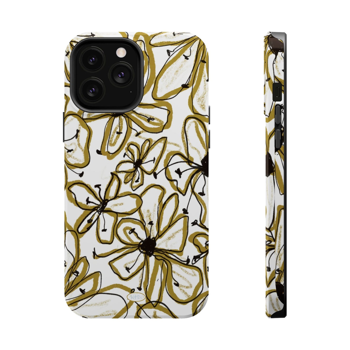 Floral Sketch Mag Safe Case for iPhone
