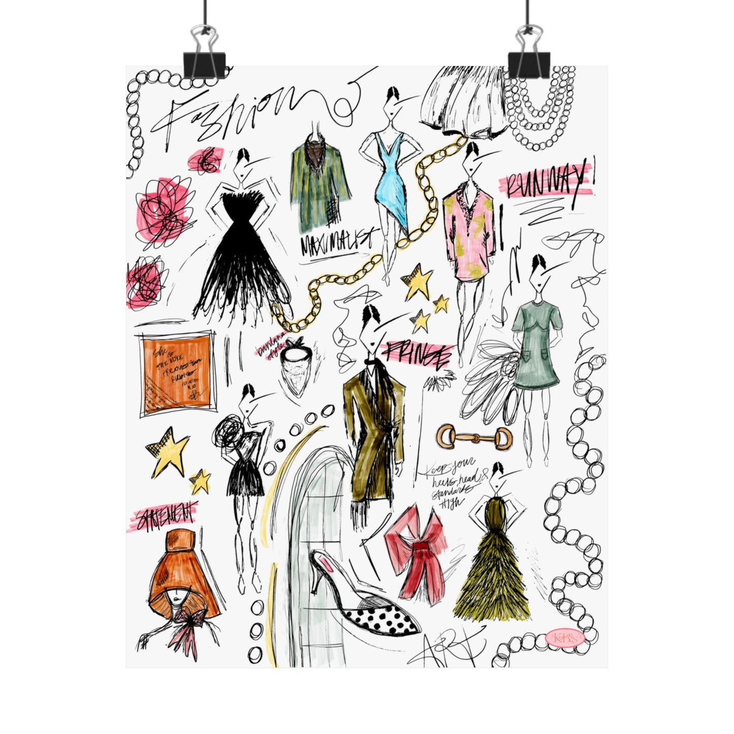 Fashion Sketch Print