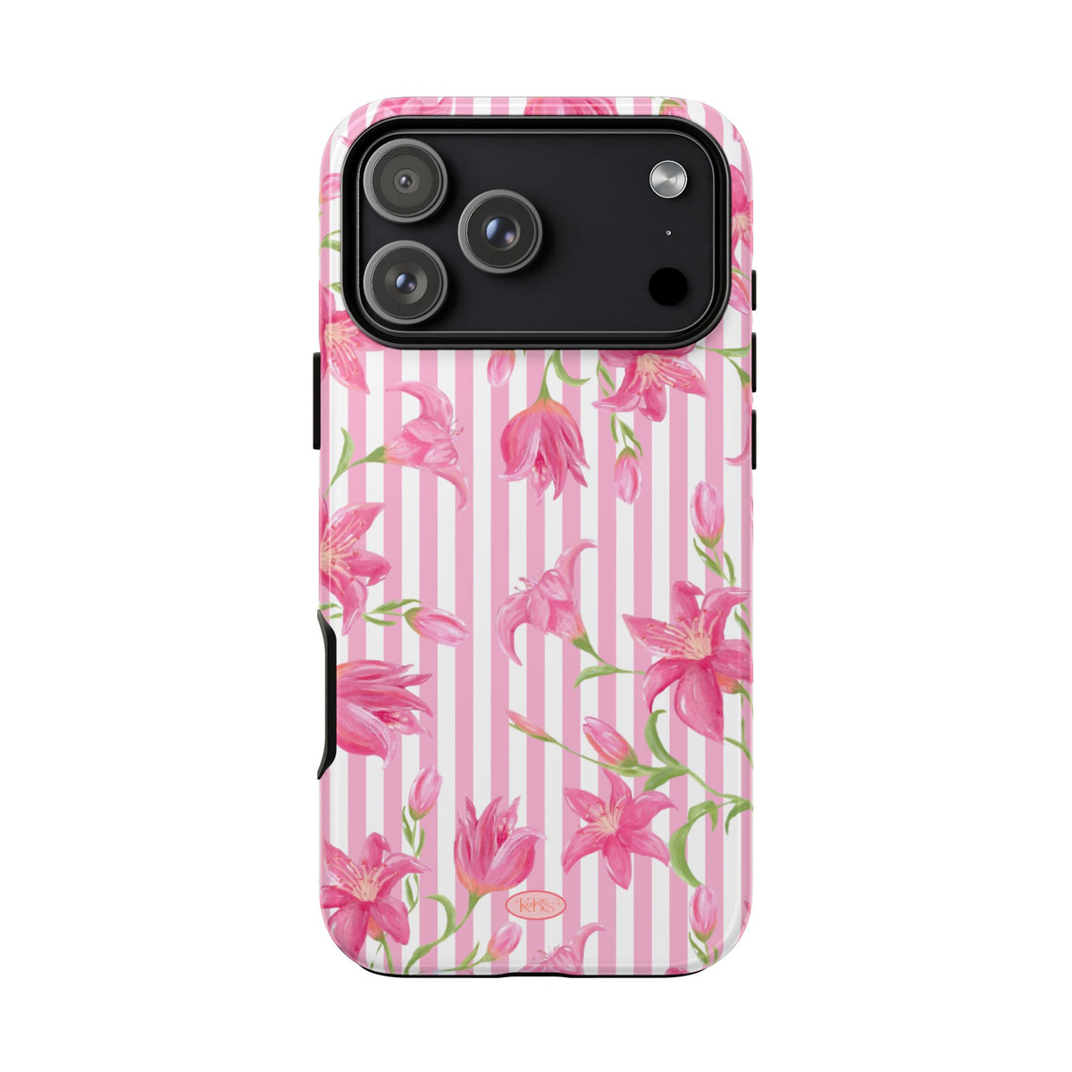Azalea Stripe Tough Case for iPhone - Pink