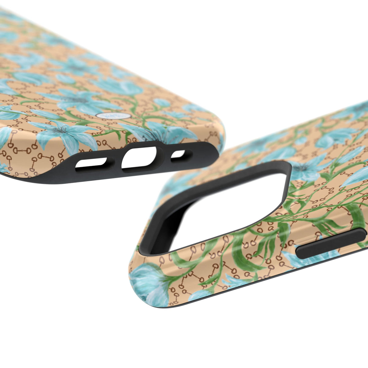 Horsebit Fleur Mag Safe Case for iPhone