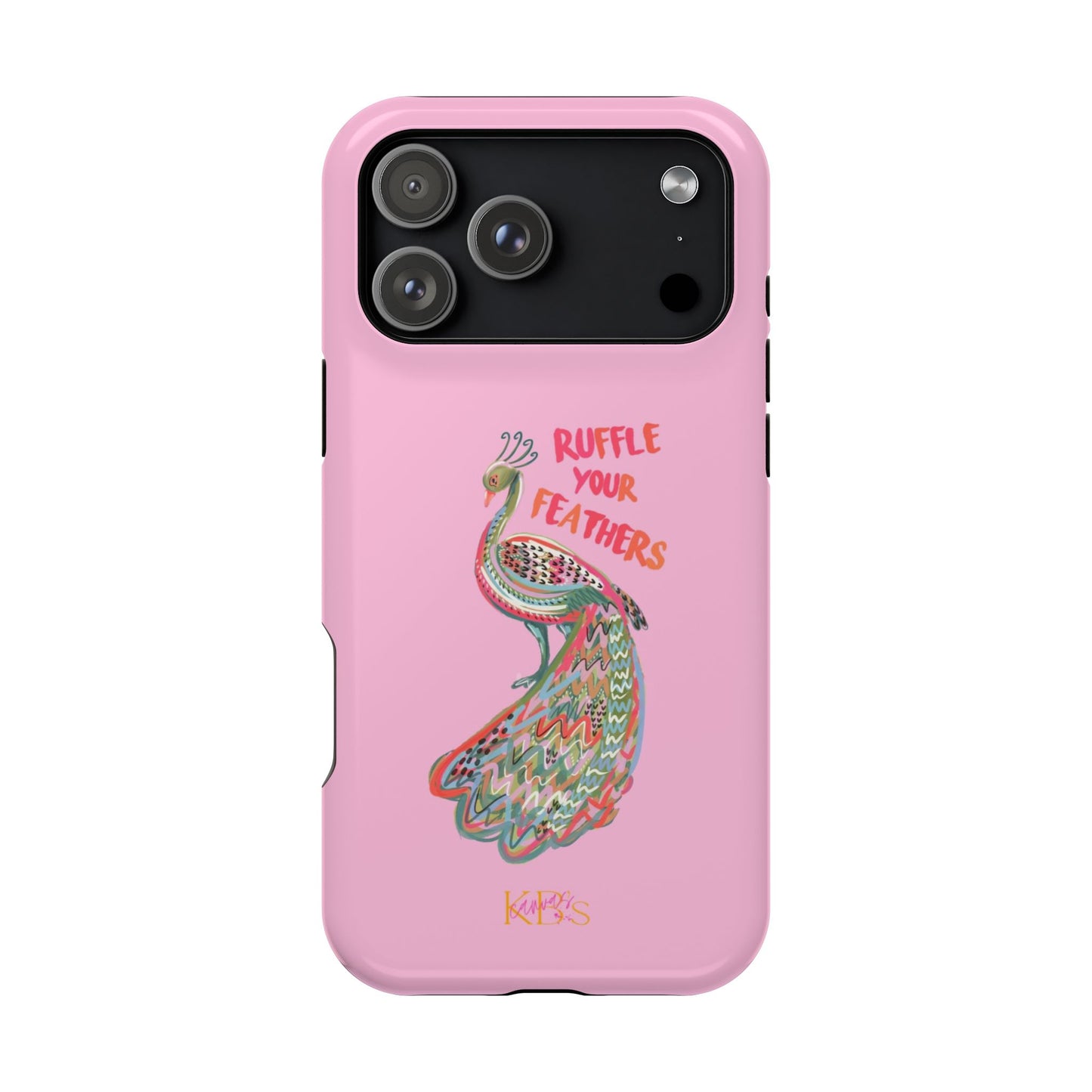 Ruffle Your Feathers Mag Safe Case - Pink