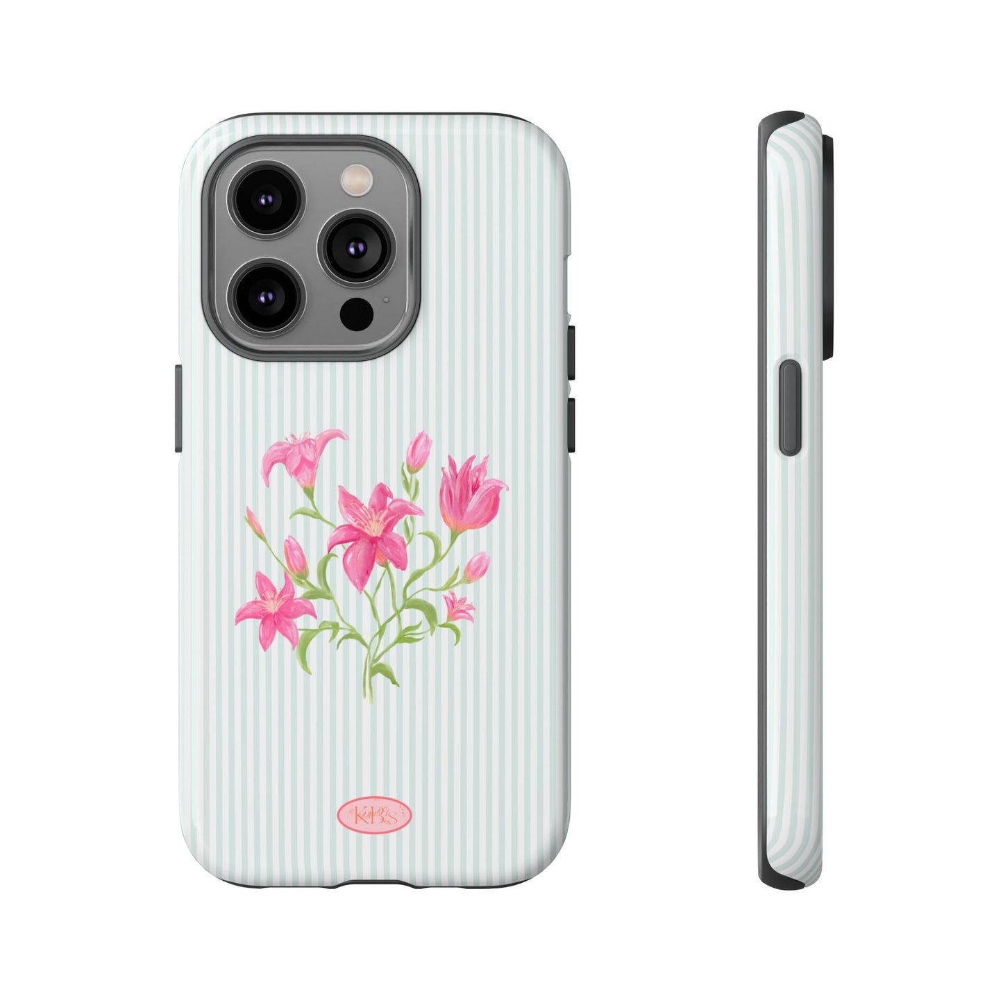 Lily Bloom Tough Case for iPhone - Blue