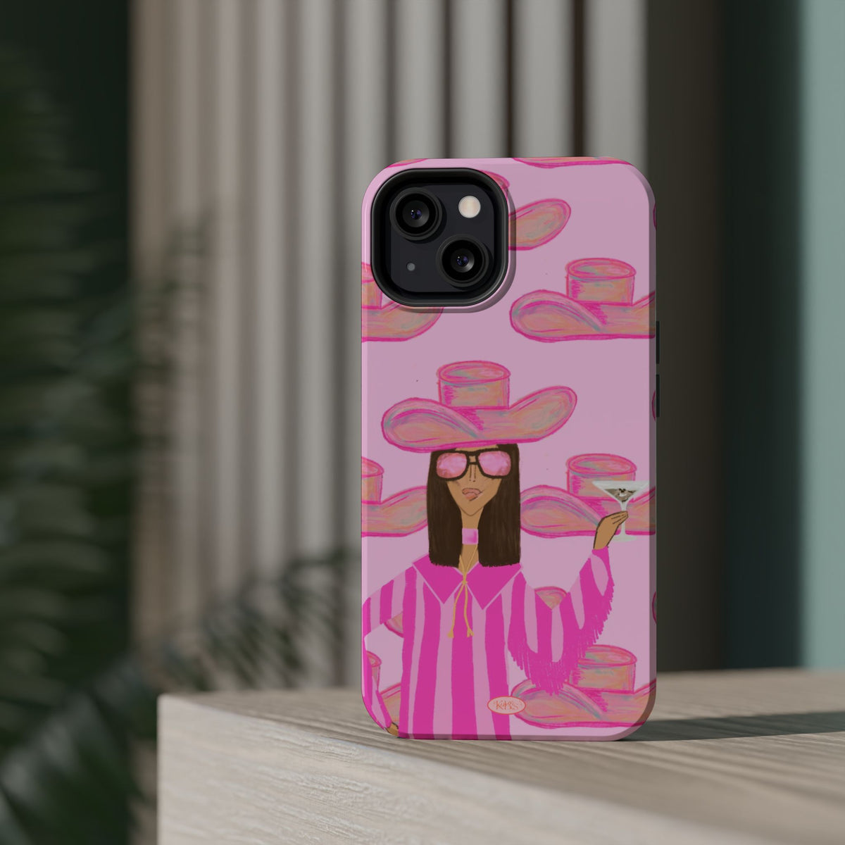 Cocktail Cowgirl MagSafe Case - Pink