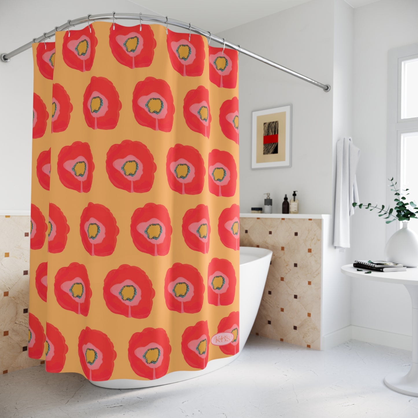 Poppy Fleur Shower Curtain