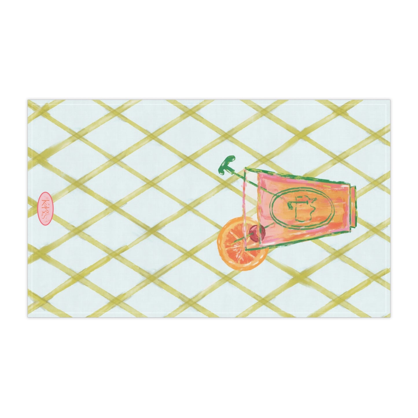 Azalea Cocktail Tea Towel