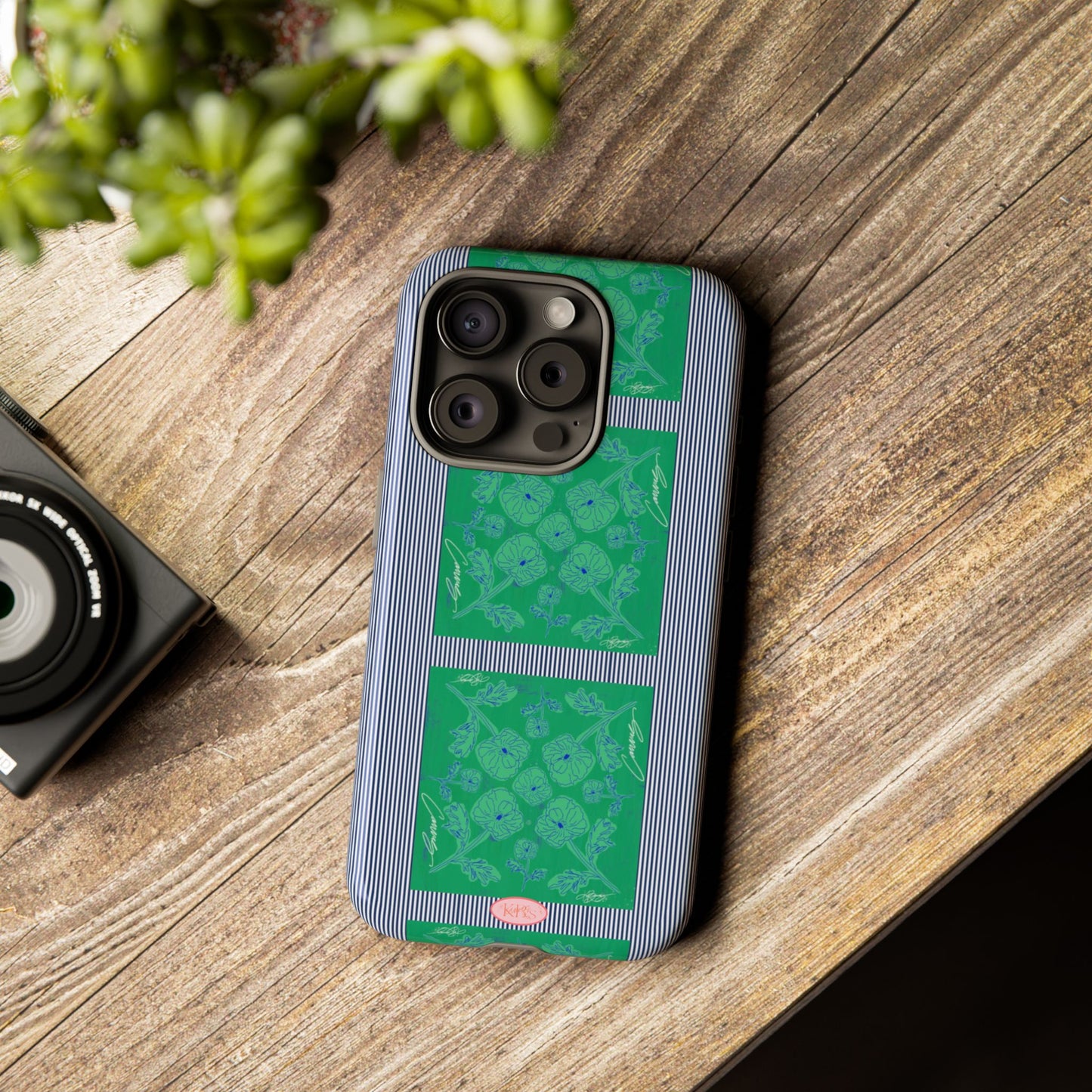Flora Bloom Scarf Tough Case for iPhone
