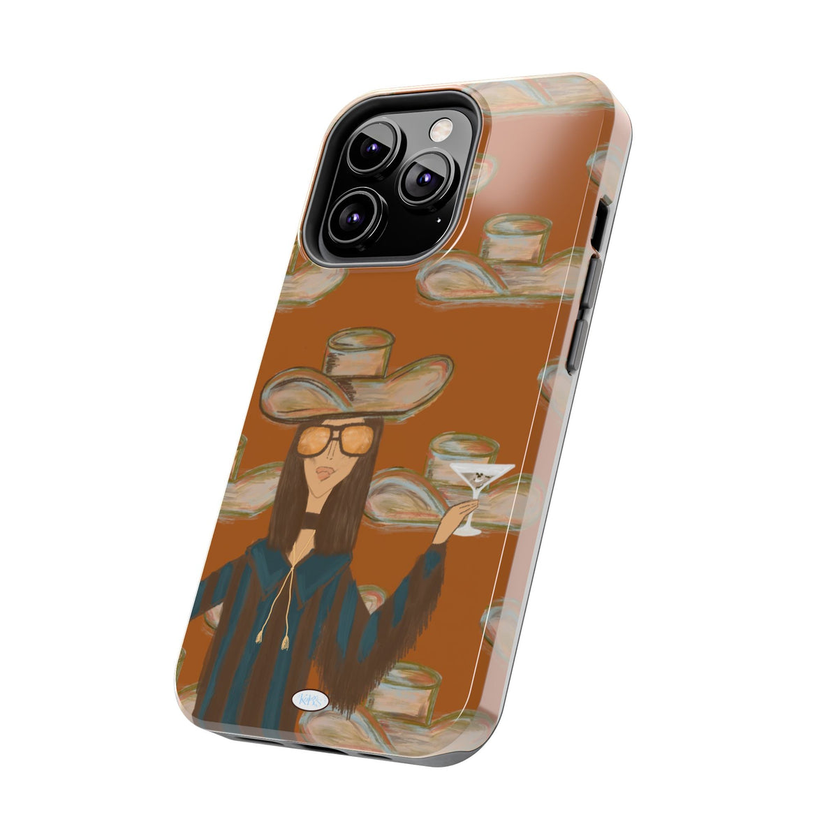 Cocktail Cowgirl Tough Case for iPhone