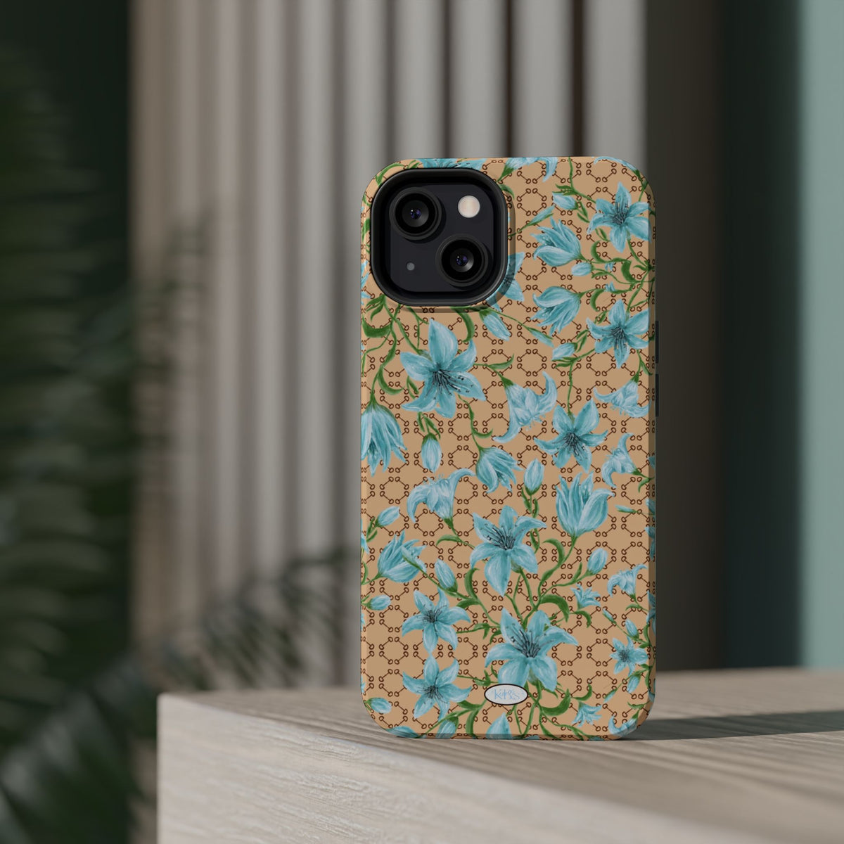 Horsebit Fleur Mag Safe Case for iPhone