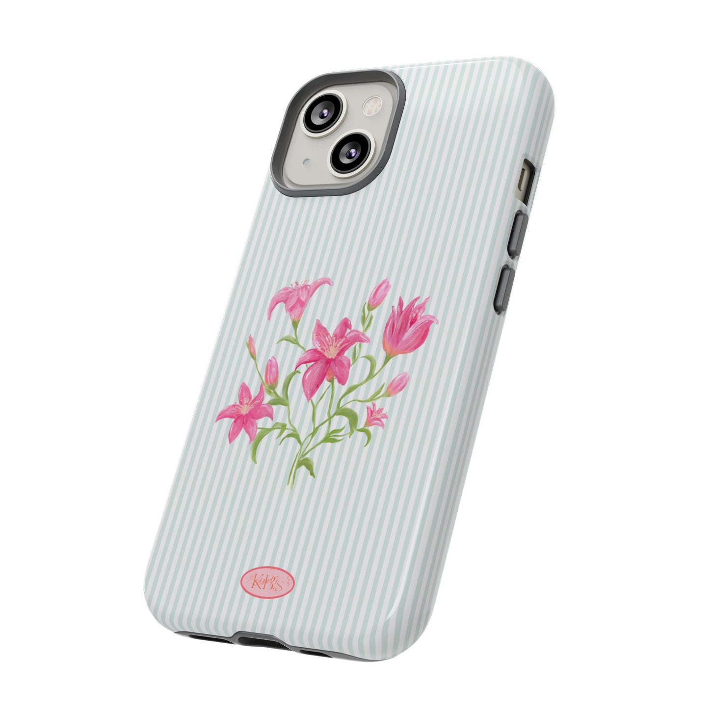 Lily Bloom Tough Case for iPhone - Blue