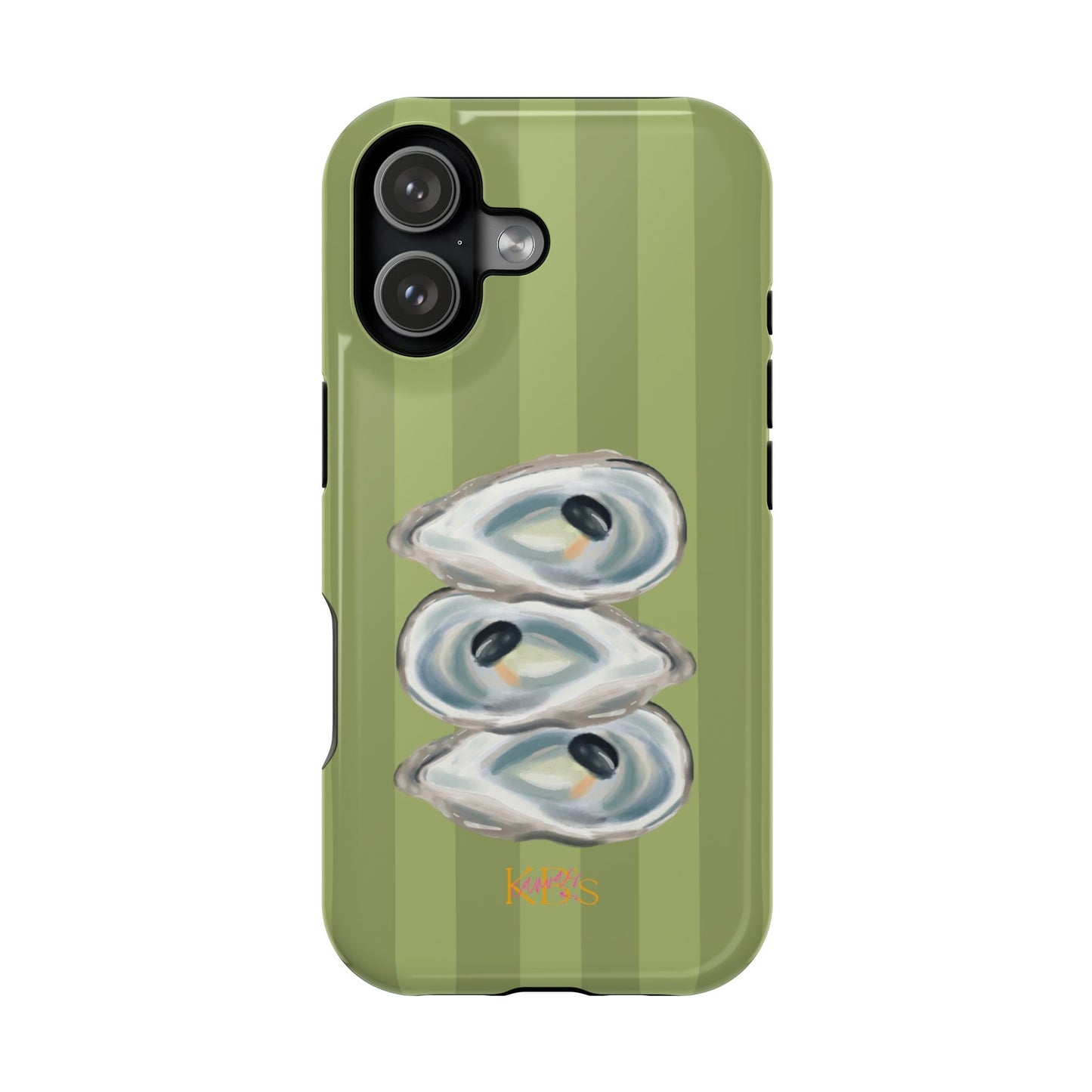 Striped Oyster Mag Safe Case