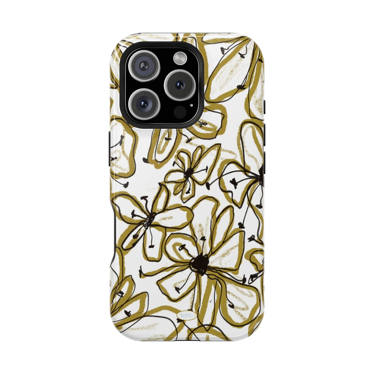 Floral Sketch Mag Safe Case for iPhone