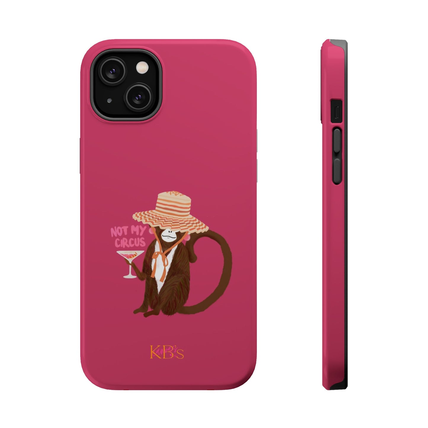 Not My Circus Mag Safe Case - Magenta