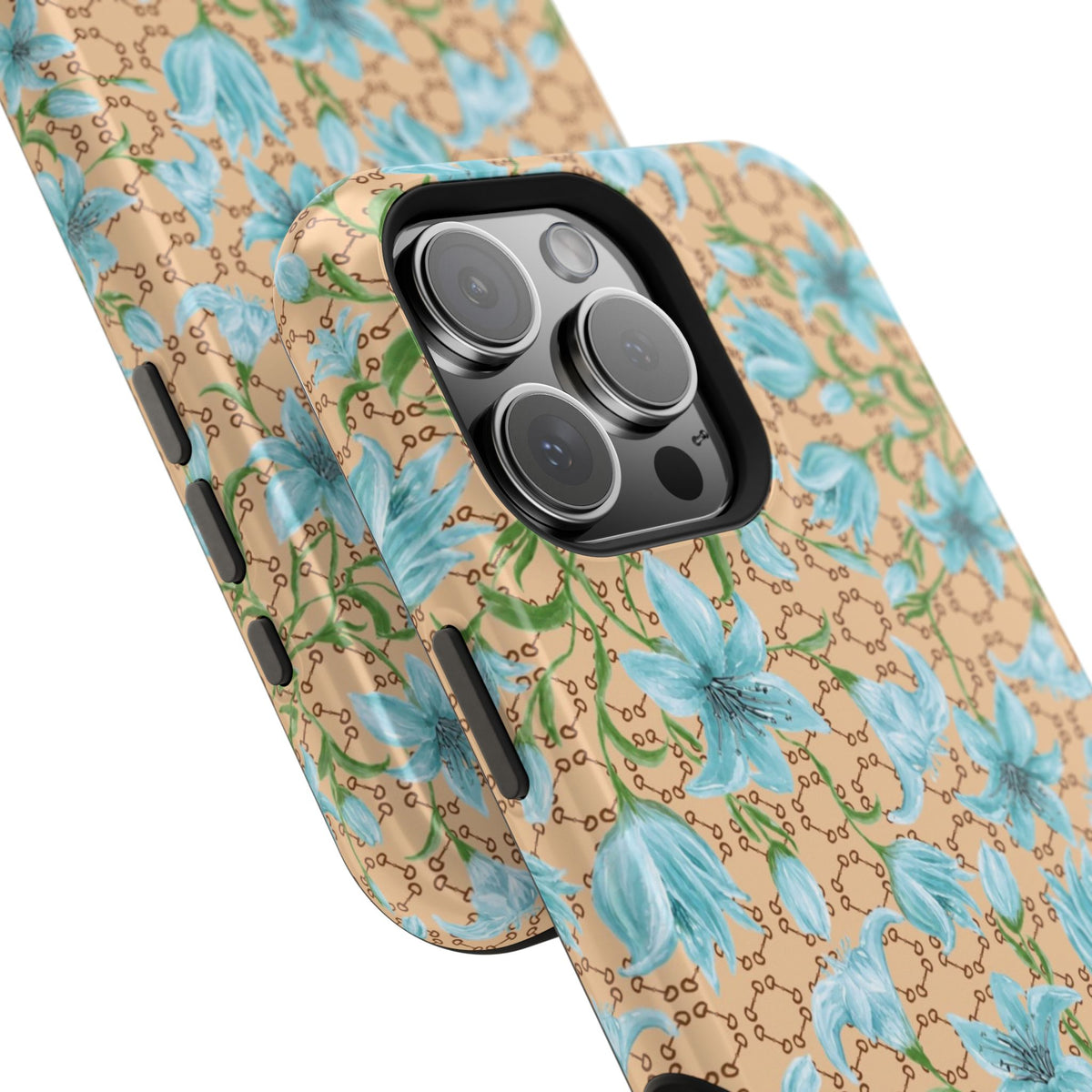 Horsebit Fleur Mag Safe Case for iPhone