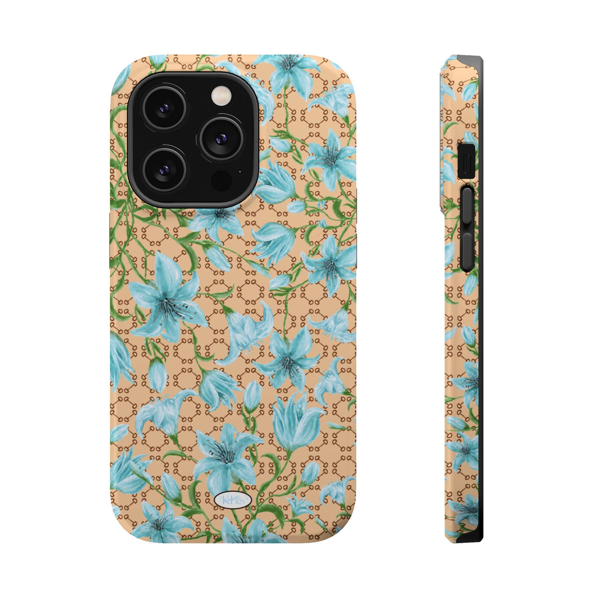 Horsebit Fleur Mag Safe Case for iPhone