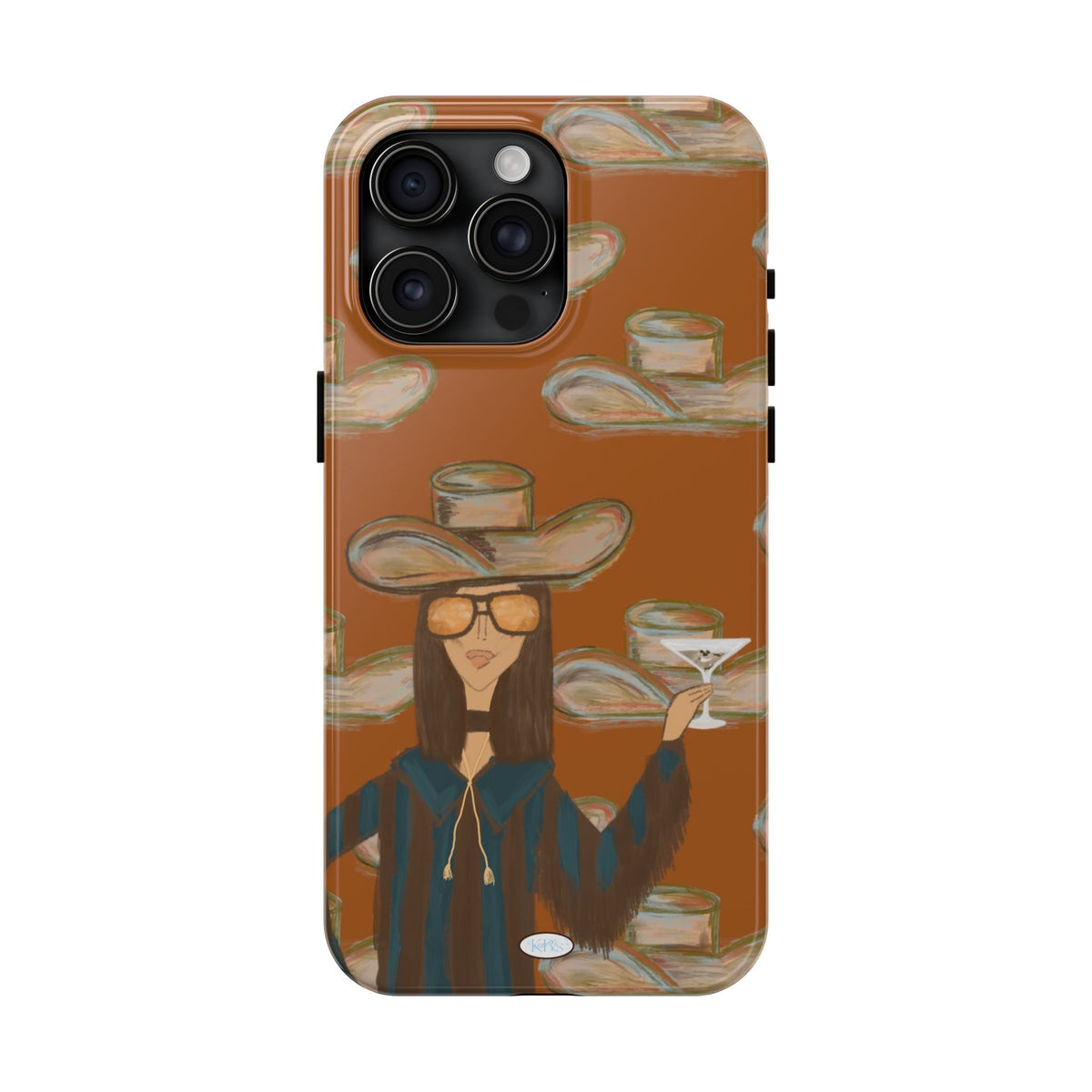 Cocktail Cowgirl Tough Case for iPhone