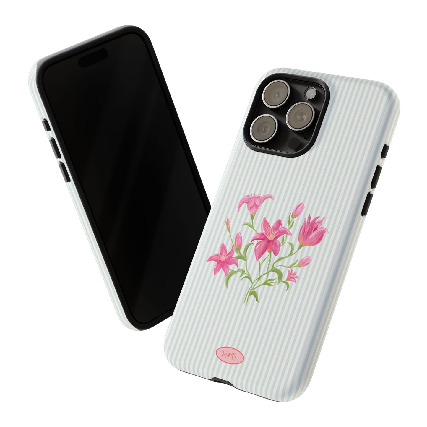 Lily Bloom Tough Case for iPhone - Blue