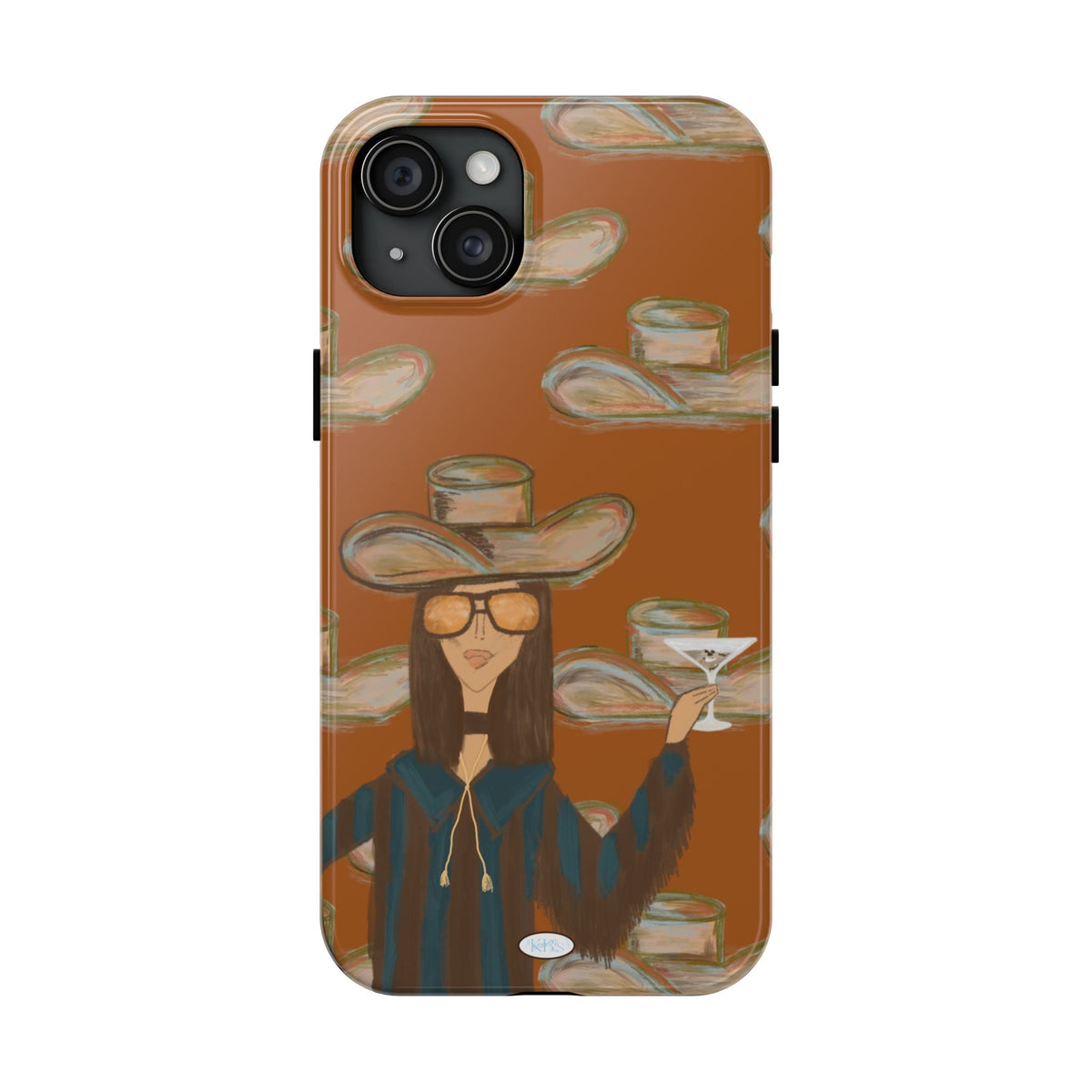 Cocktail Cowgirl Tough Case for iPhone