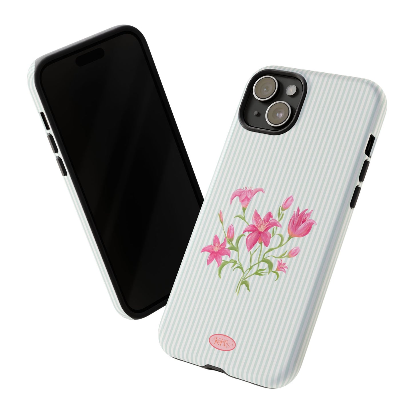 Lily Bloom Tough Case for iPhone - Blue