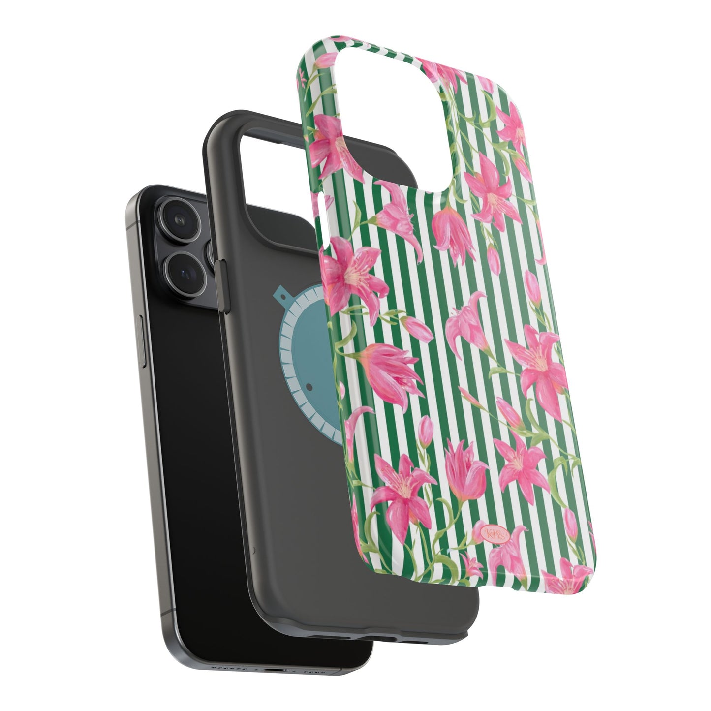 Azalea Stripe Mag Safe Case for iPhone
