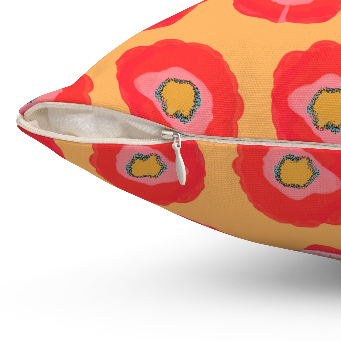 Poppy Fleur Throw Pillow