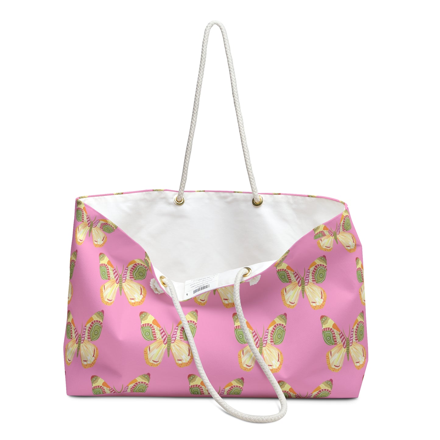 Flutter Pattern Weekender Bag - Pink