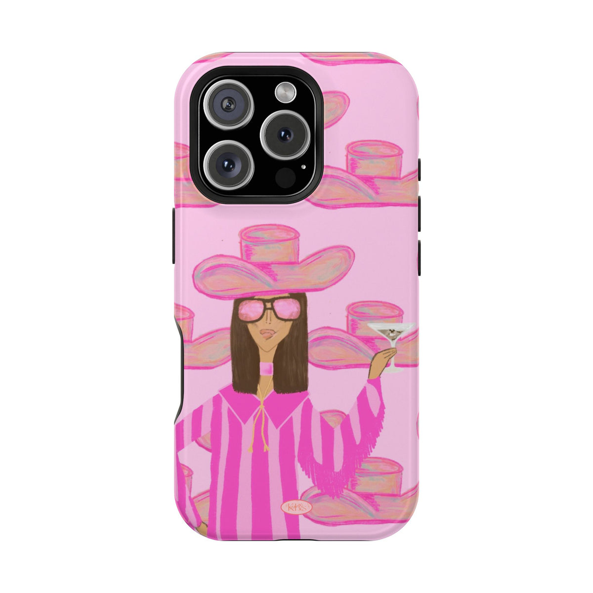 Cocktail Cowgirl MagSafe Case - Pink