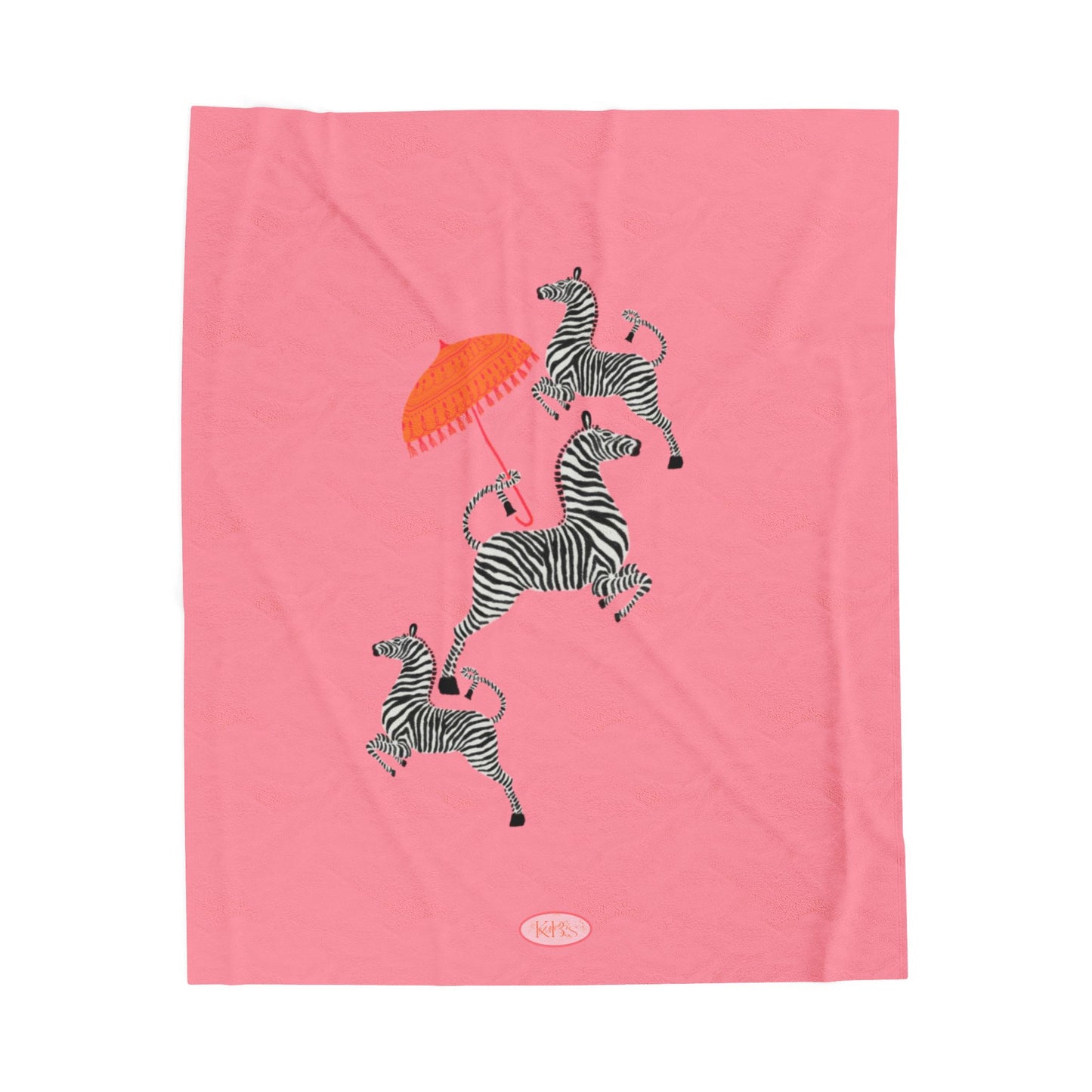 Rain or Stripe Velveteen Blanket