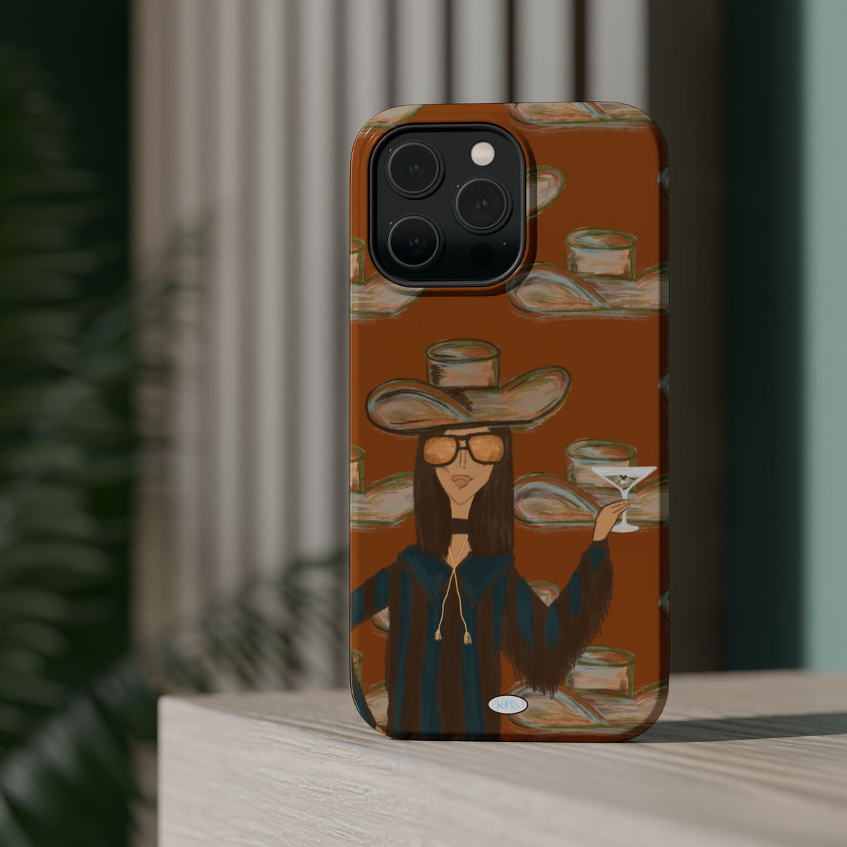 Cocktail Cowgirl Mag Safe Case for iPhone