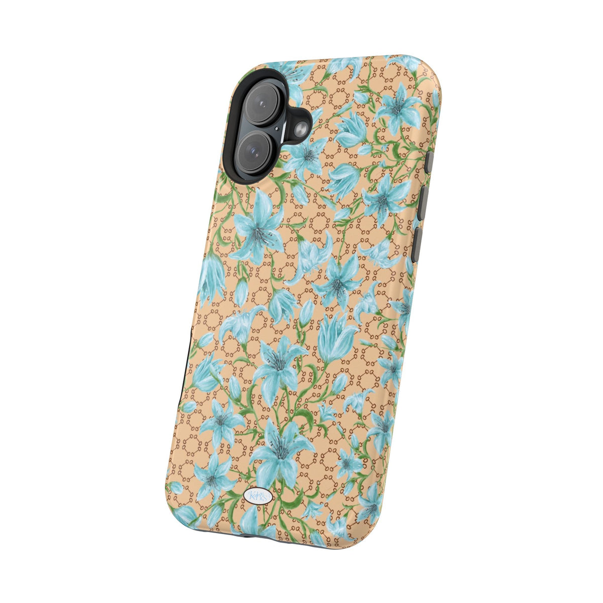 Horsebit Fleur Mag Safe Case for iPhone