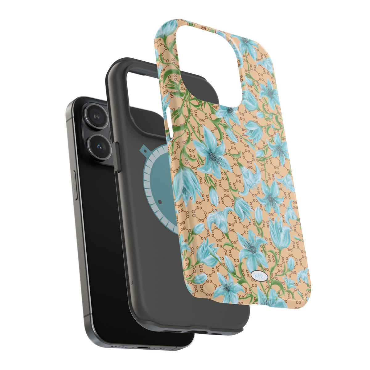 Horsebit Fleur Mag Safe Case for iPhone