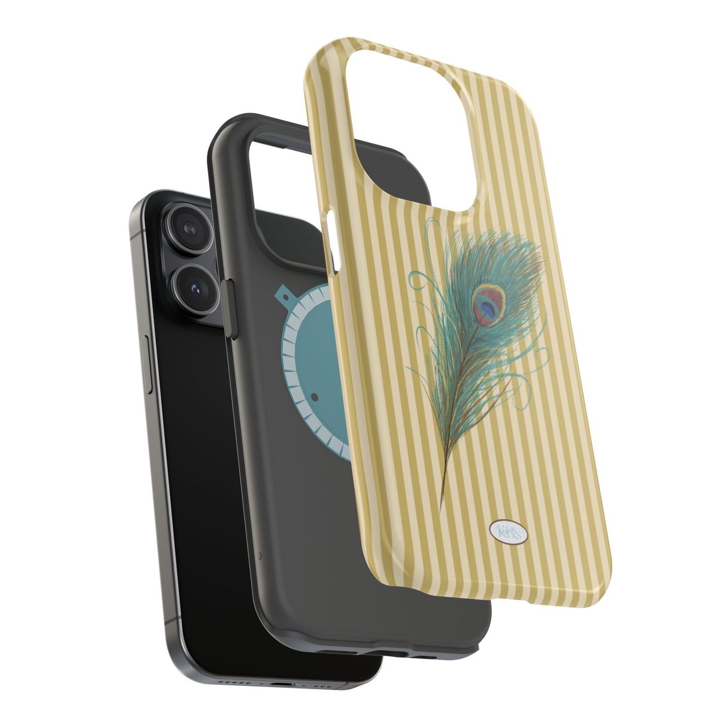 Peacock Feather Mag Safe Case