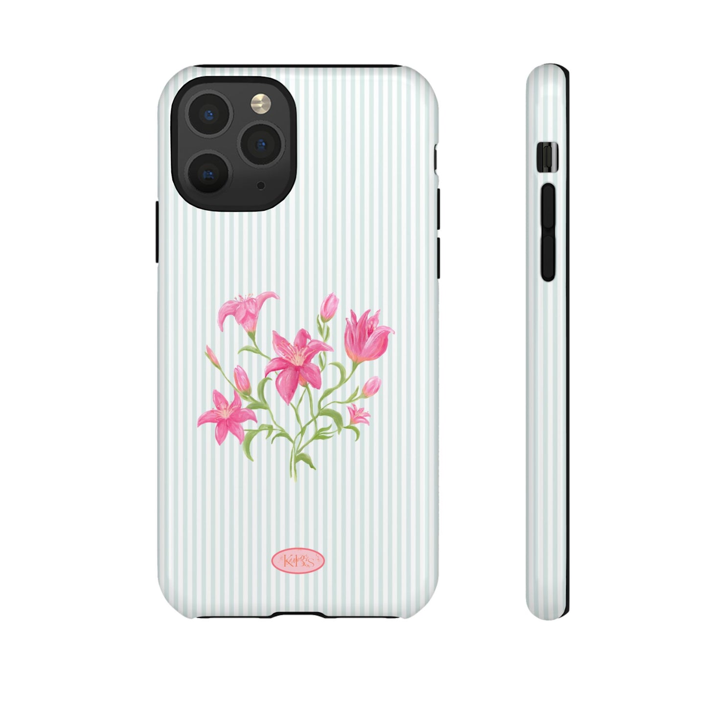 Lily Bloom Tough Case for iPhone - Blue