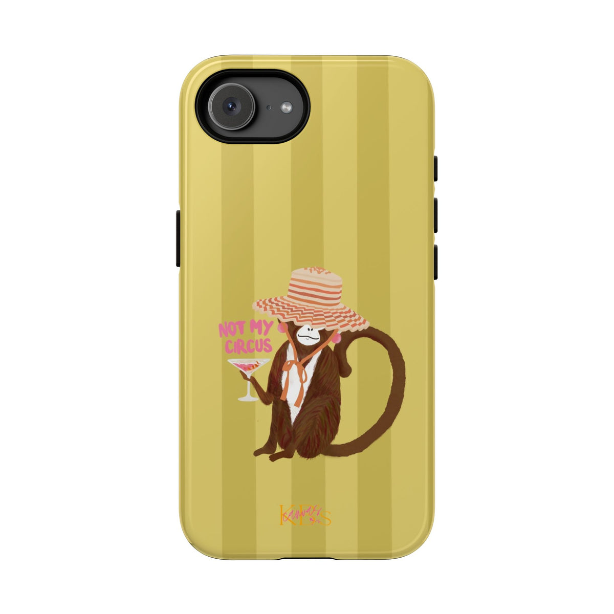 Not My Circus Tough Case - Green Stripe