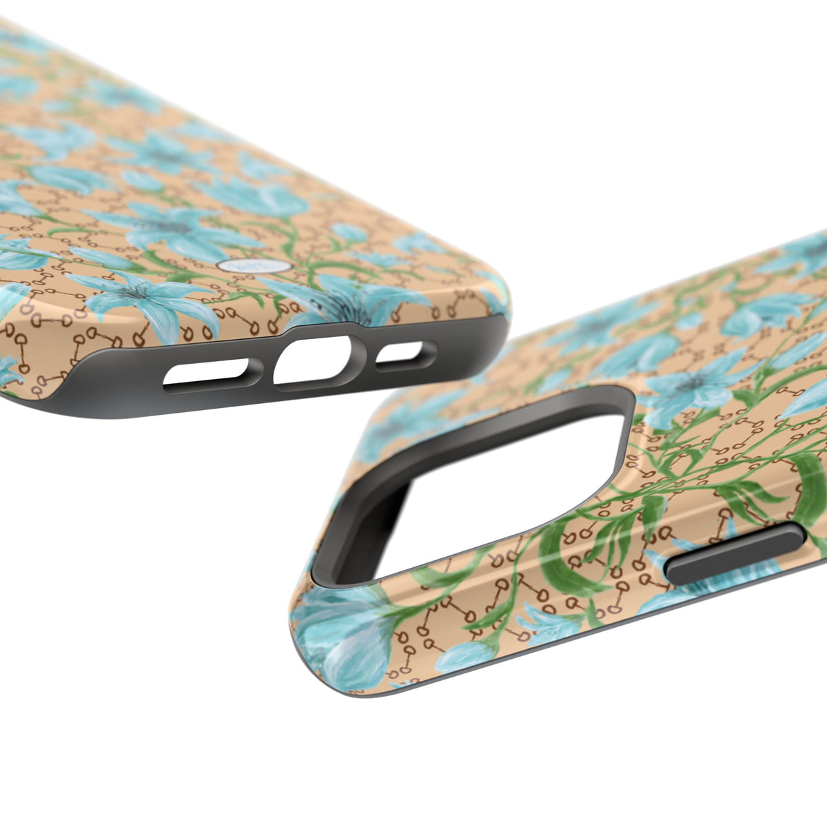 Horsebit Fleur Mag Safe Case for iPhone