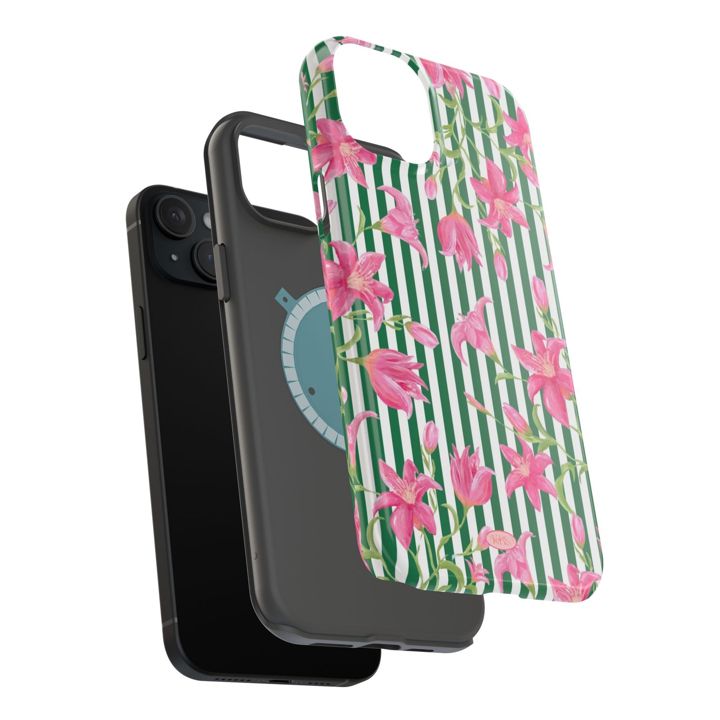 Azalea Stripe Mag Safe Case for iPhone