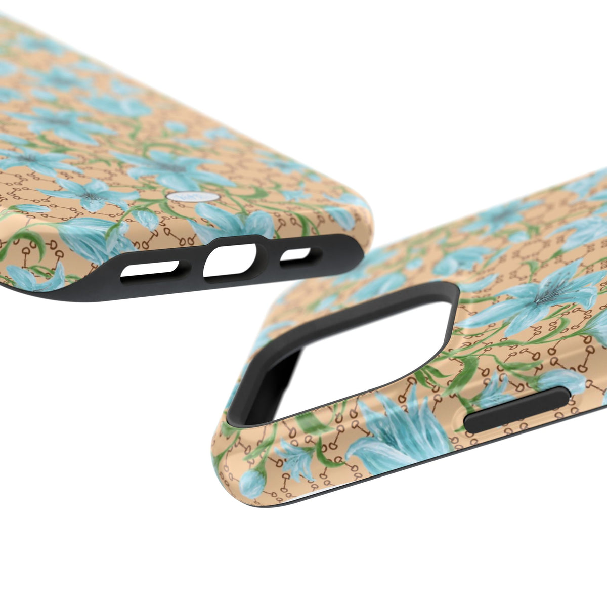 Horsebit Fleur Mag Safe Case for iPhone