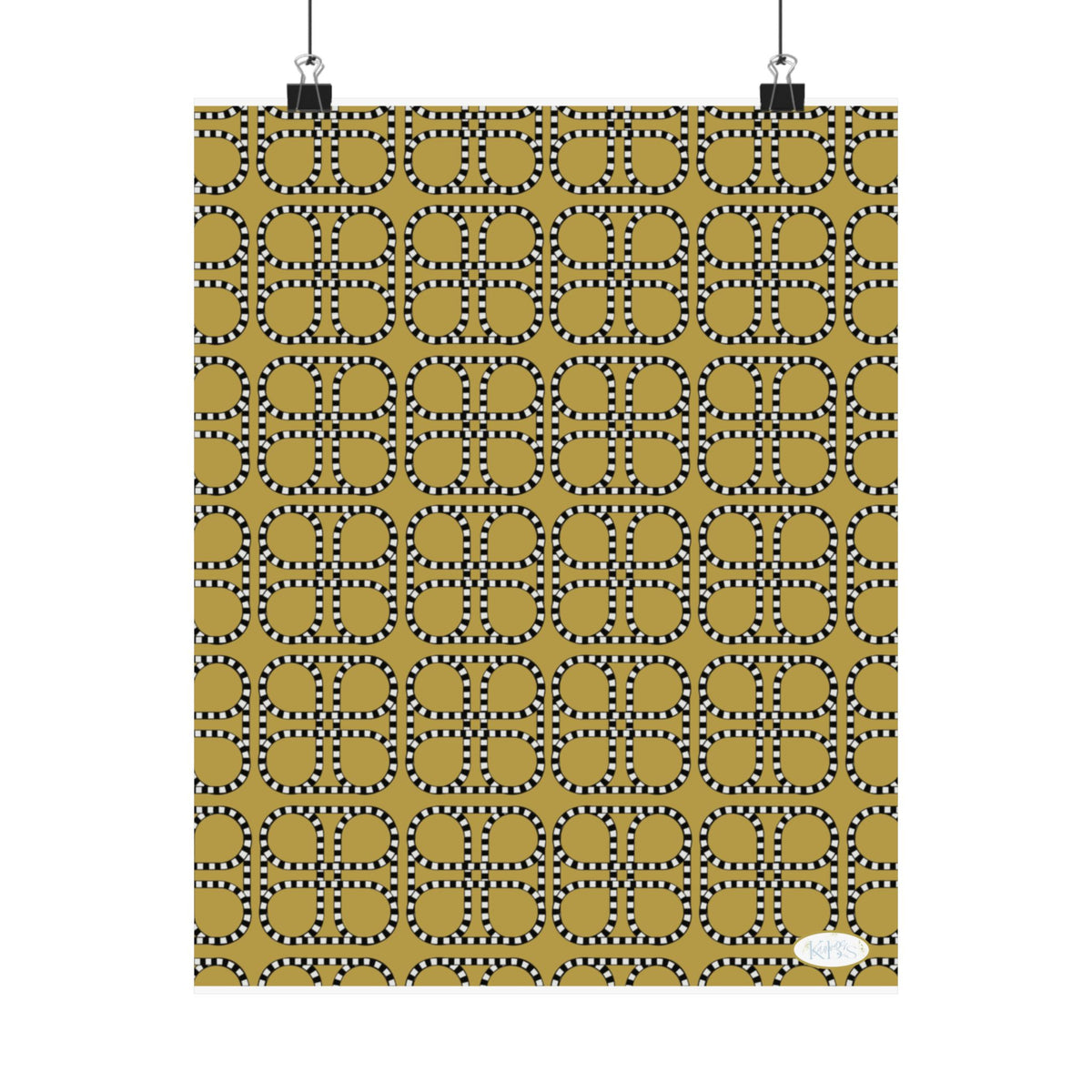 Looped Link Wall Print