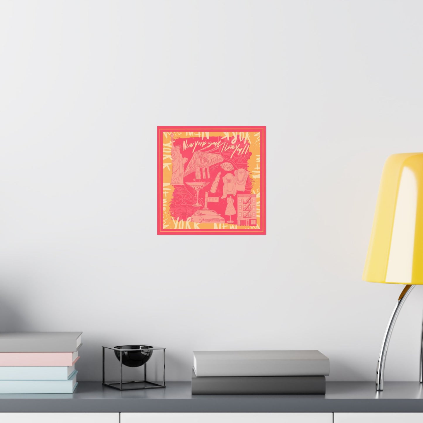 NY Said I Love You Scarf Photo Print