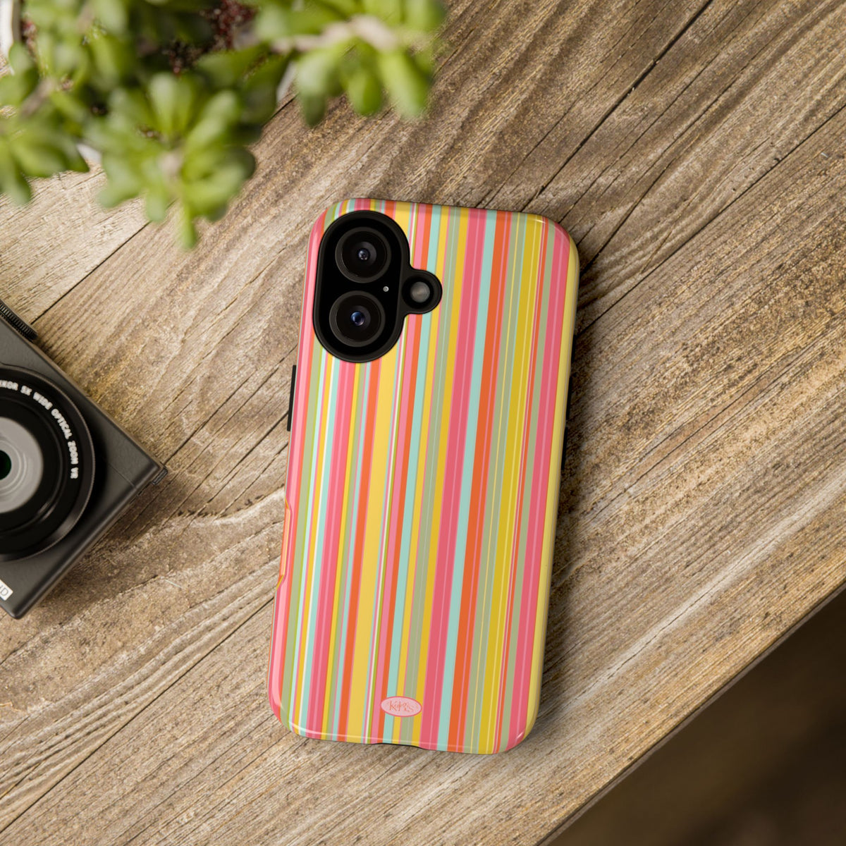 Poolside Stripe Tough Case for iPhone