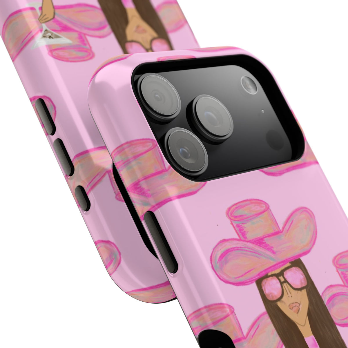 Cocktail Cowgirl MagSafe Case - Pink