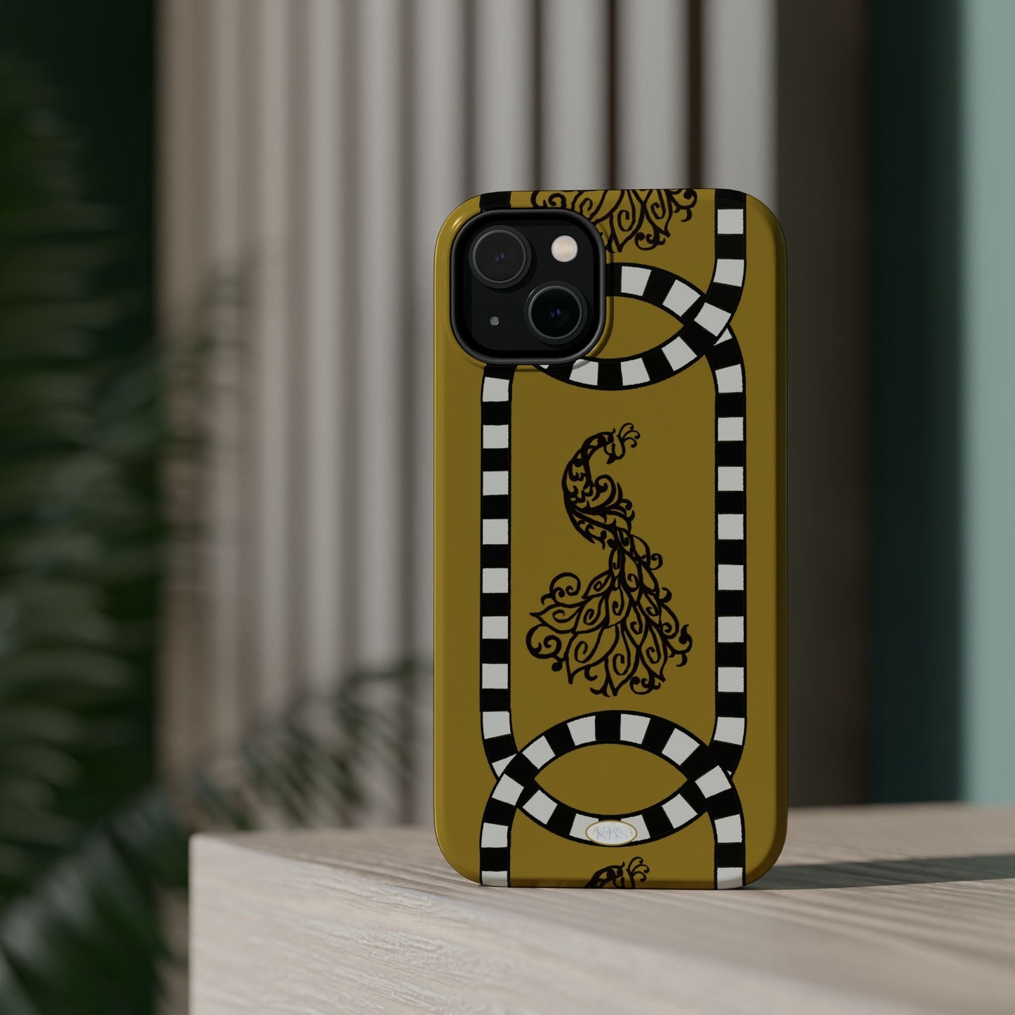 Feathered Stripe Mag Safe Case for iPhone