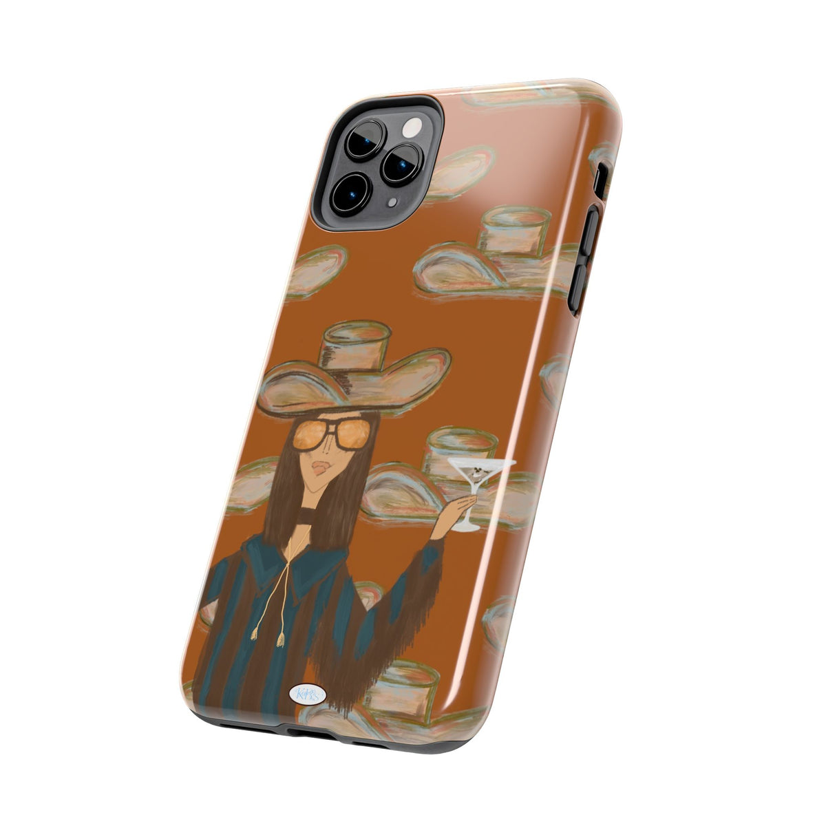 Cocktail Cowgirl Tough Case for iPhone