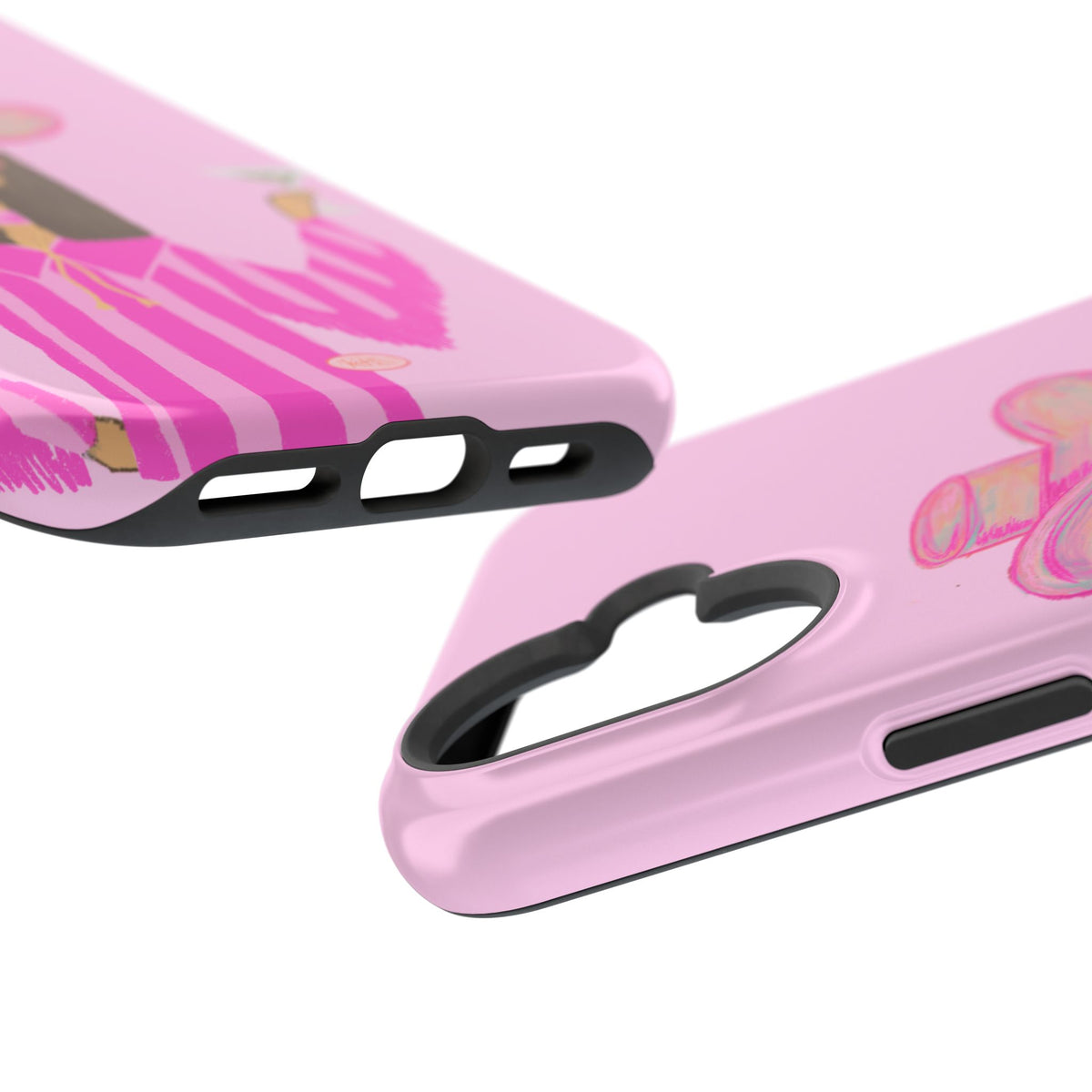 Cocktail Cowgirl Mag Safe Case for iPhone - Pink