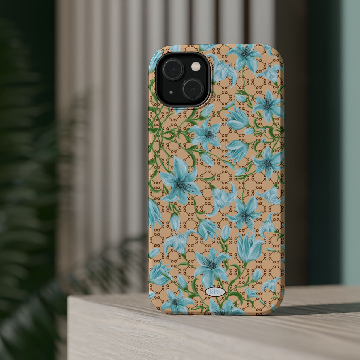 Horsebit Fleur Mag Safe Case for iPhone