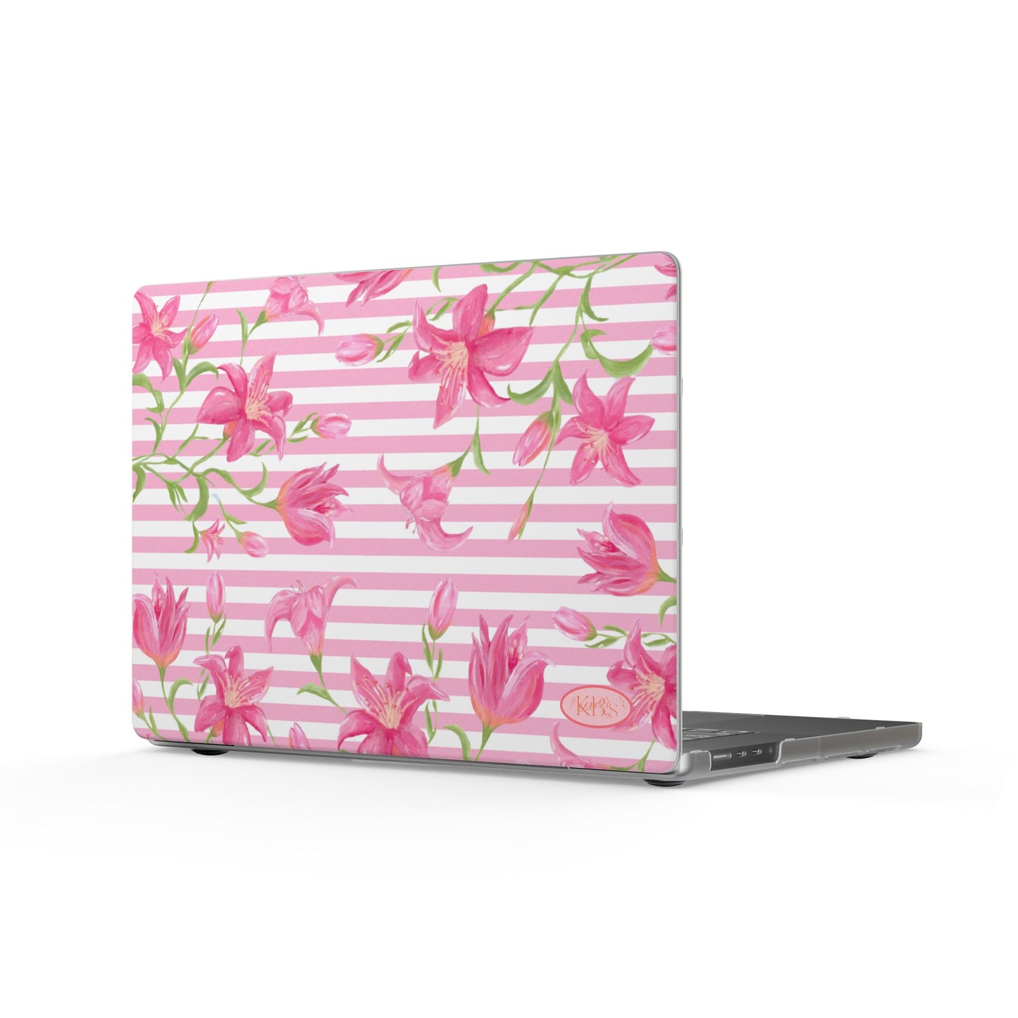 Azalea Stripe MacBook Case - Pink