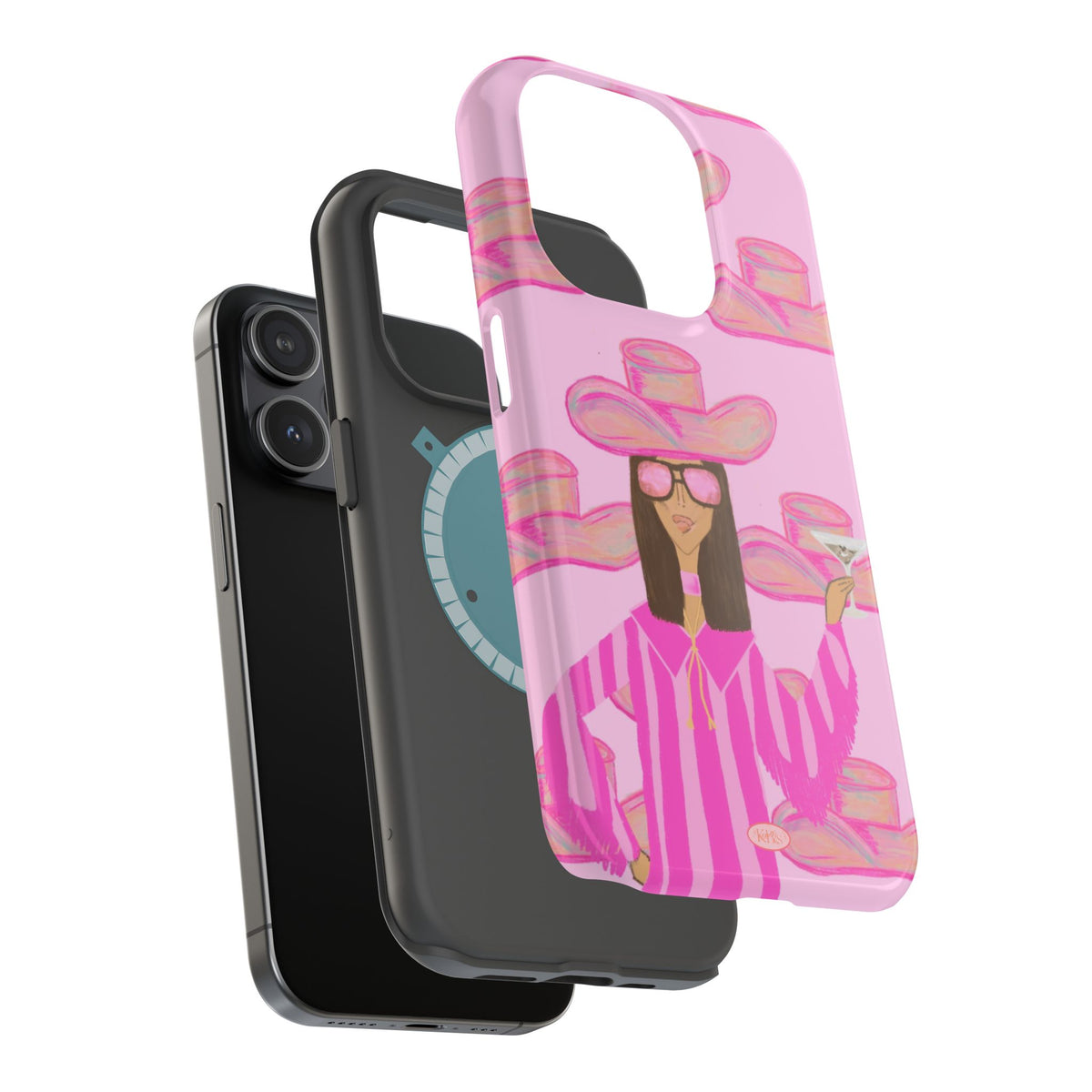 Cocktail Cowgirl MagSafe Case - Pink