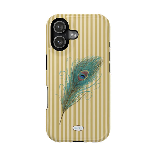 Peacock Feather Mag Safe Case
