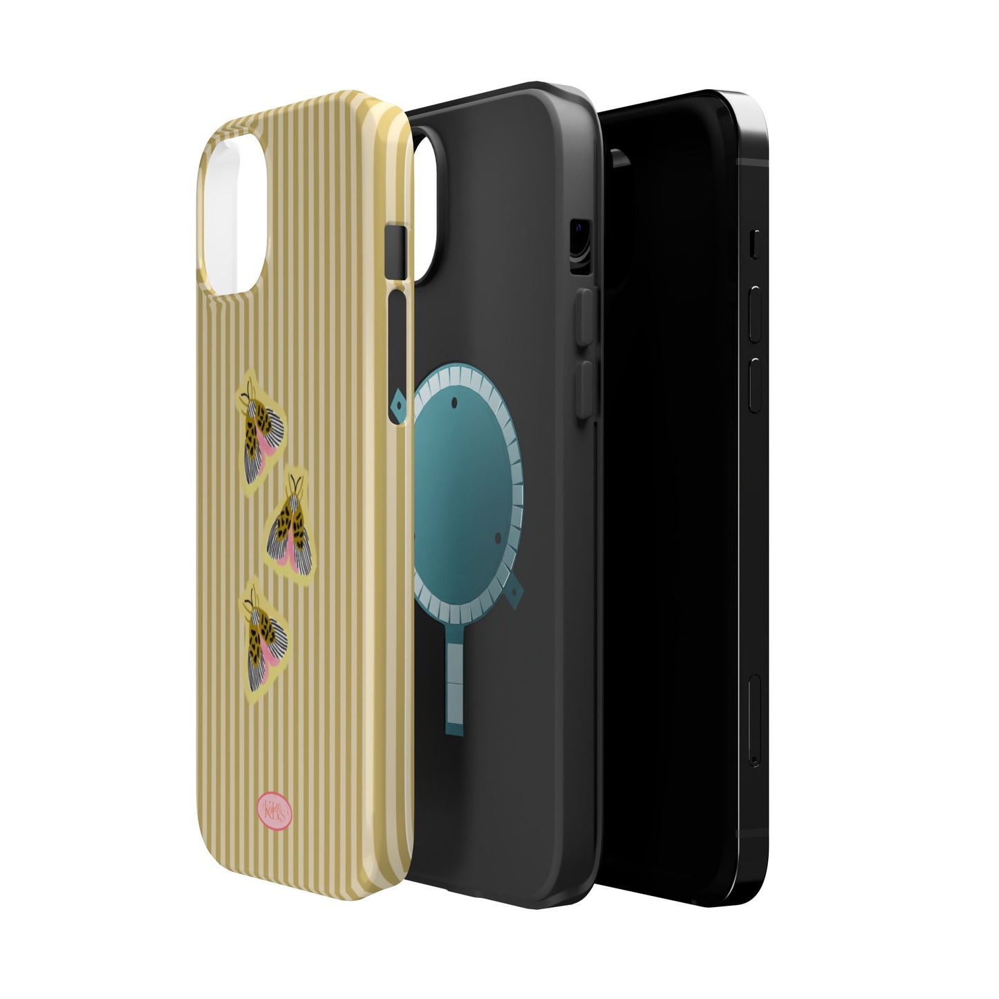 Velour Moth Mag Safe Case for iPhone