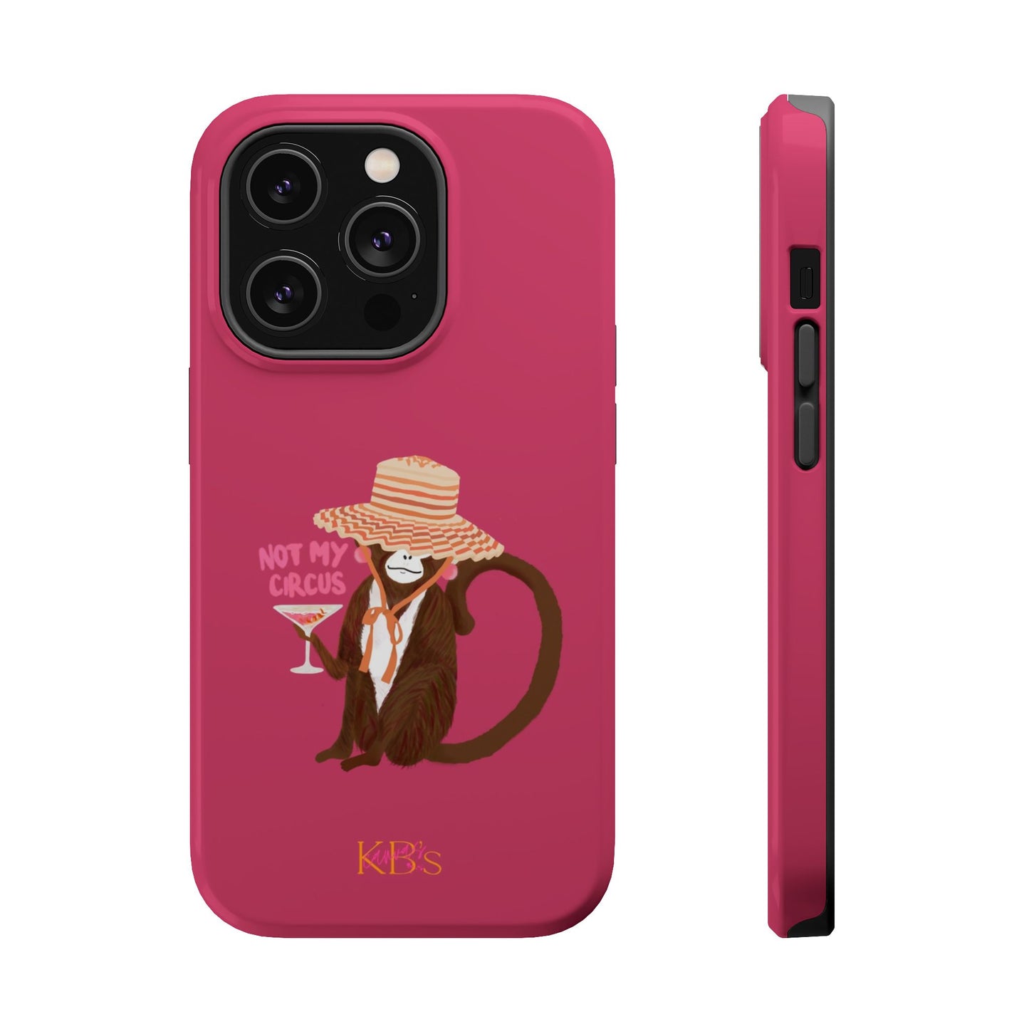 Not My Circus Mag Safe Case - Magenta