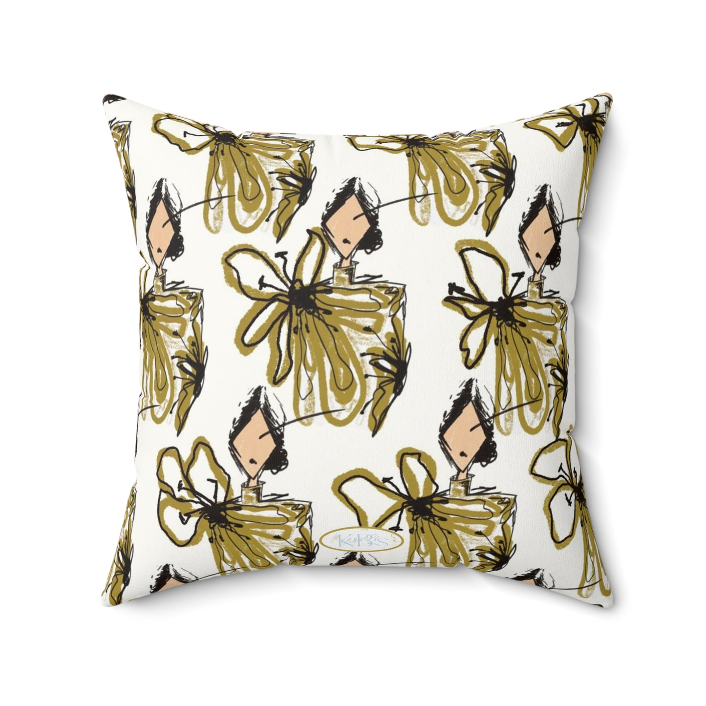 Fleur Runway Throw Pillow